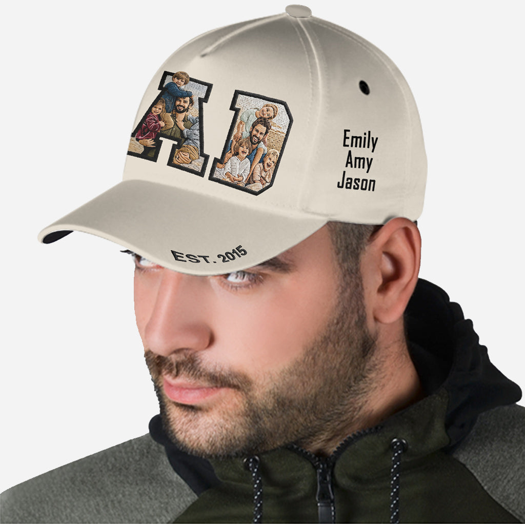 Bester Papa aller Zeiten - Personalisierte klassische Mütze