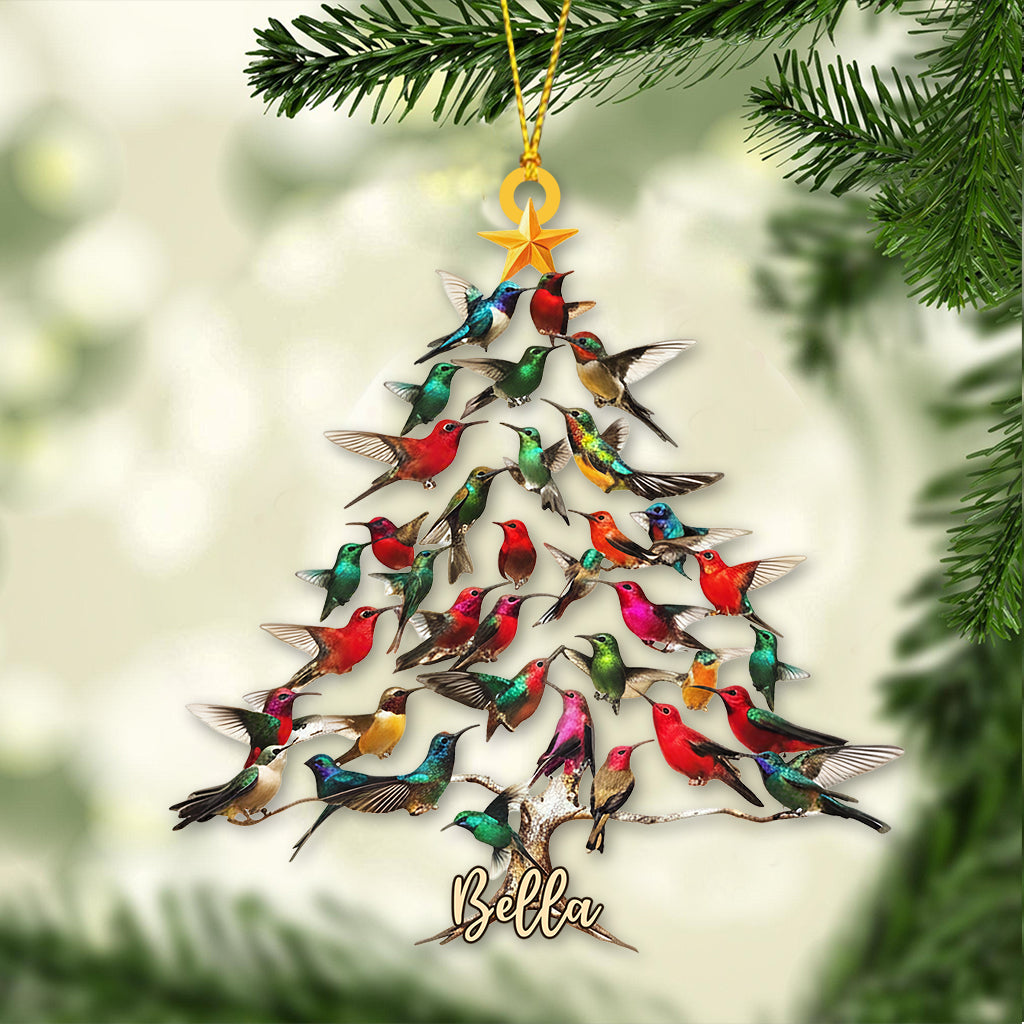 Love Hummingbird - Personalized Hummingbird Ornament