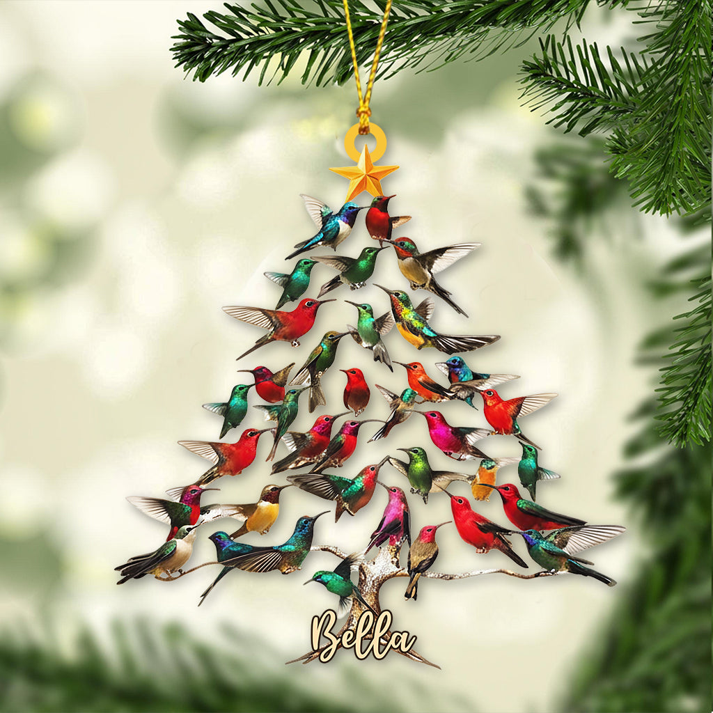 Love Hummingbird - Personalized Hummingbird Ornament