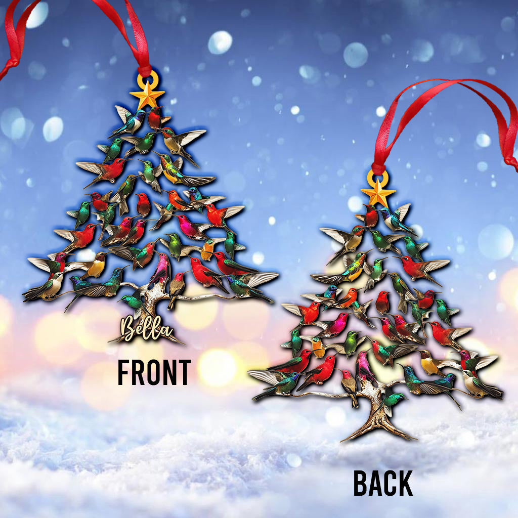 Love Hummingbird - Personalized Hummingbird Ornament
