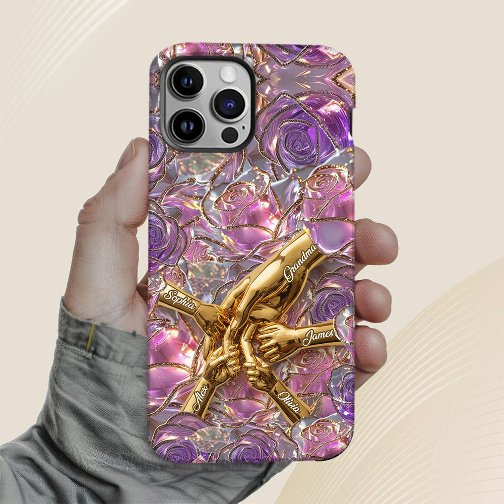 Holding Hands - Personalized Mother Full Print Phone Case