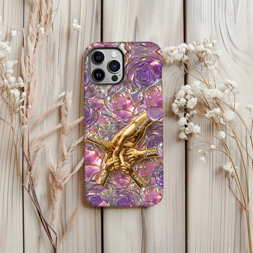 Holding Hands - Personalized Mother Full Print Phone Case