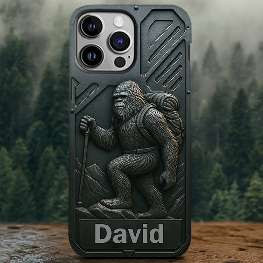 Sasquatch - Personalisierte Handyhülle mit Wandermotiv und Volldruck