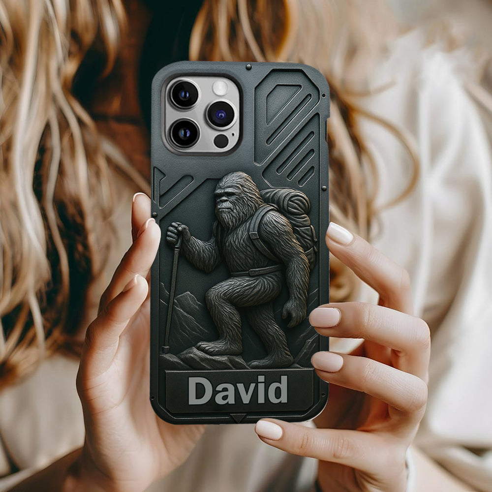 Sasquatch - Personalized Hiking Full Print Phone Case