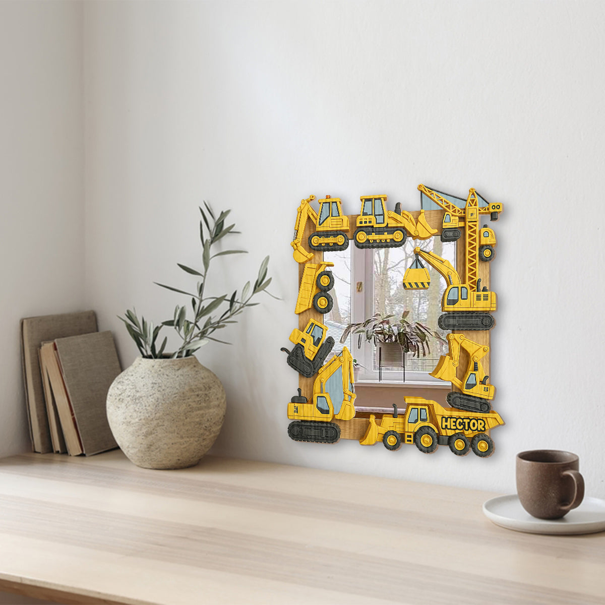 Dig & Discover Kindergeschenk – Personalisierter Kinder-Wandspiegel