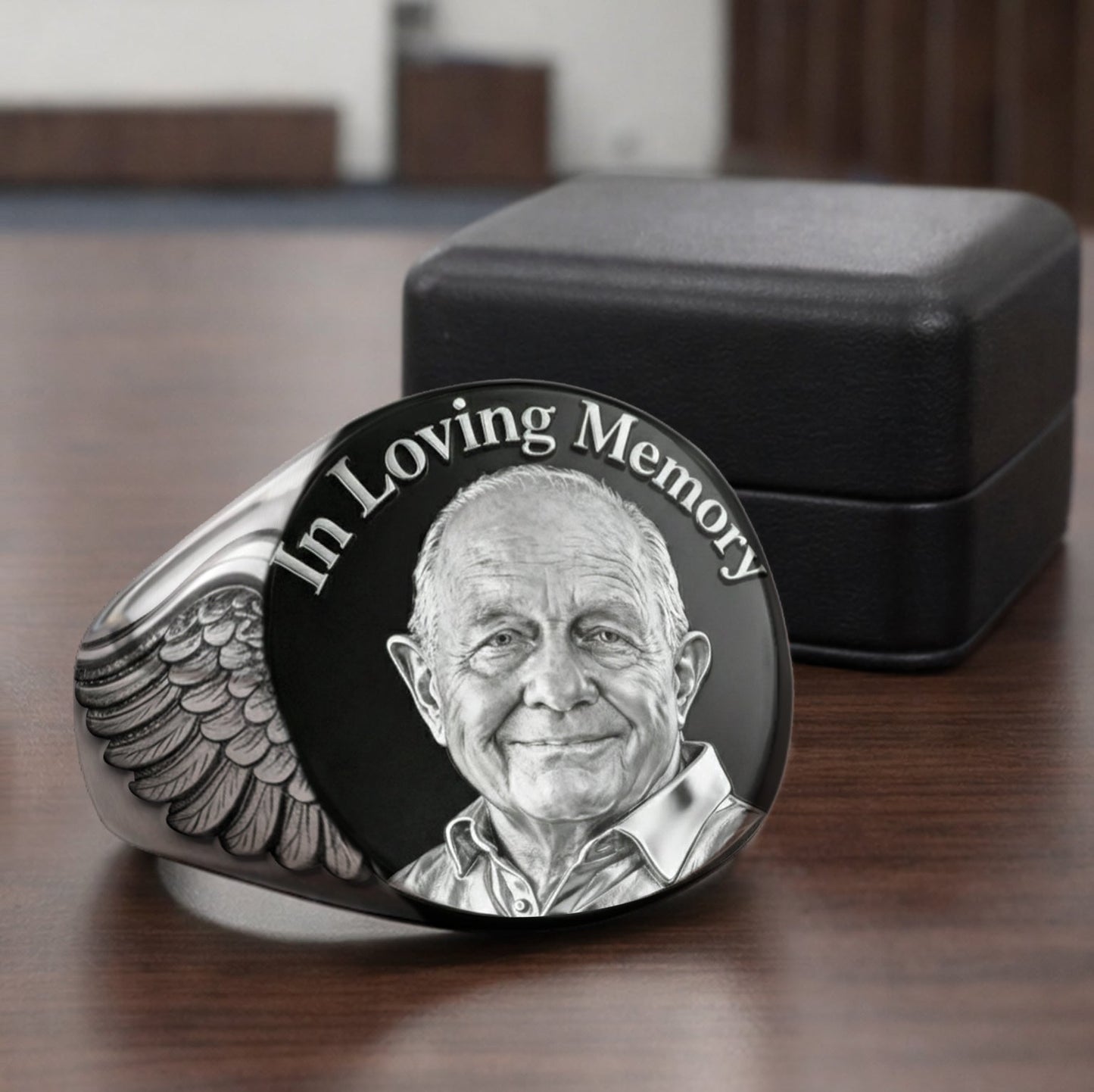 In Loving Memory - Personalized Memorial Signet Ring