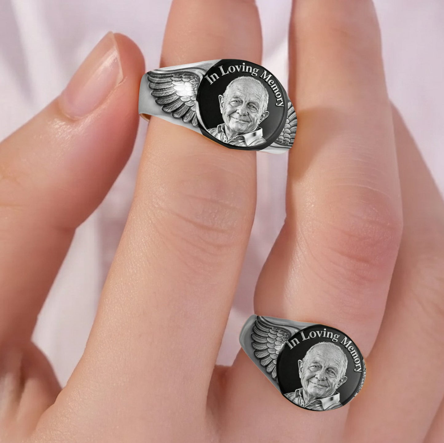 In Loving Memory - Personalized Memorial Signet Ring