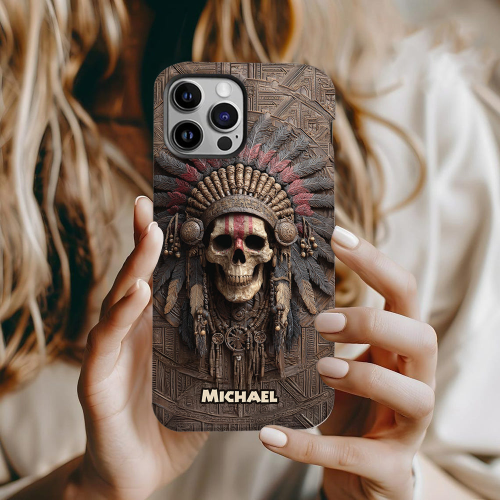 Proud Native - Personalized American Indian Full Print Phone Case