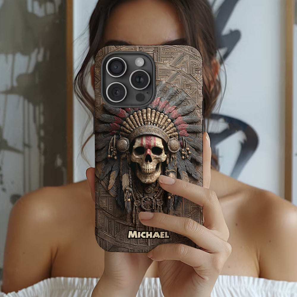 Proud Native - Personalized American Indian Full Print Phone Case