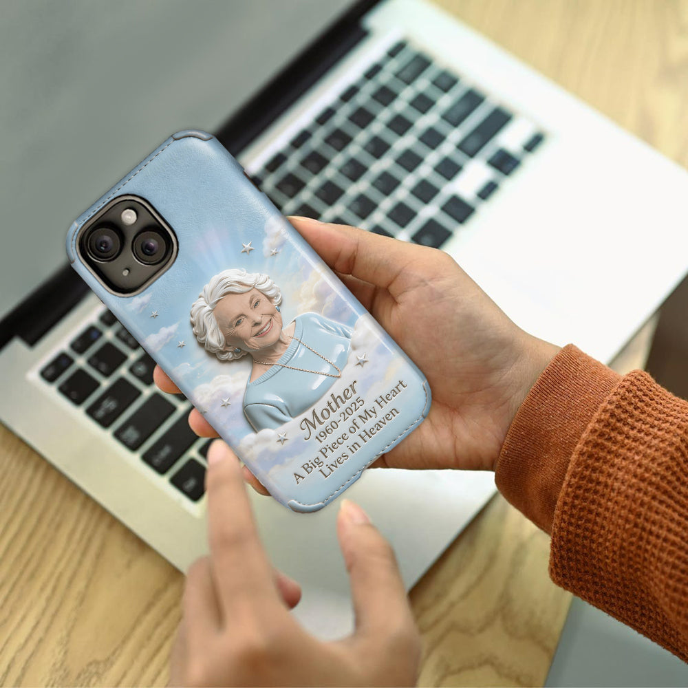 Custom Any Photo - A Big Piece Of My Heart - Personalized Memorial Full Print Phone Case