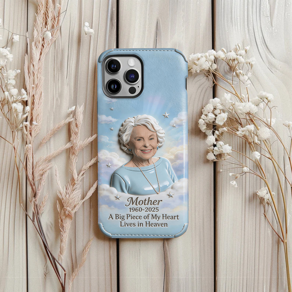 Custom Any Photo - A Big Piece Of My Heart - Personalized Memorial Full Print Phone Case