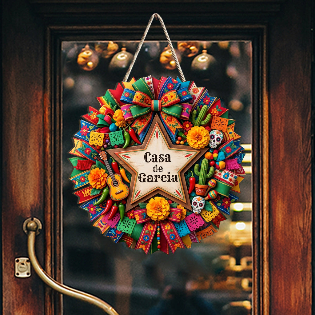 Mexikanische Fiesta Cinco De Mayo - Personalisierte Cinco de Mayo Holzschild