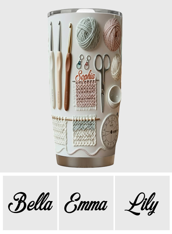 Häkelfans aufgepasst! - Personalisierter Häkelbecher