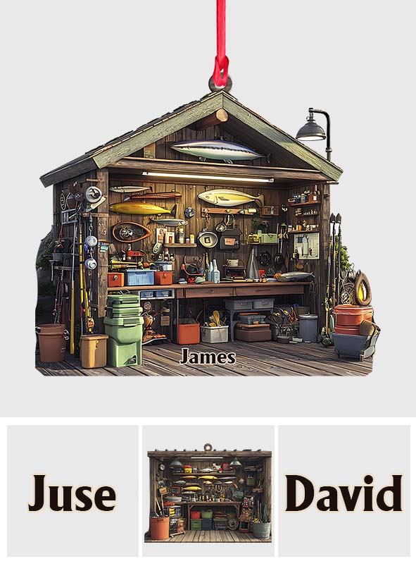 Fishing Equipment - Personalized Fishing Ornament