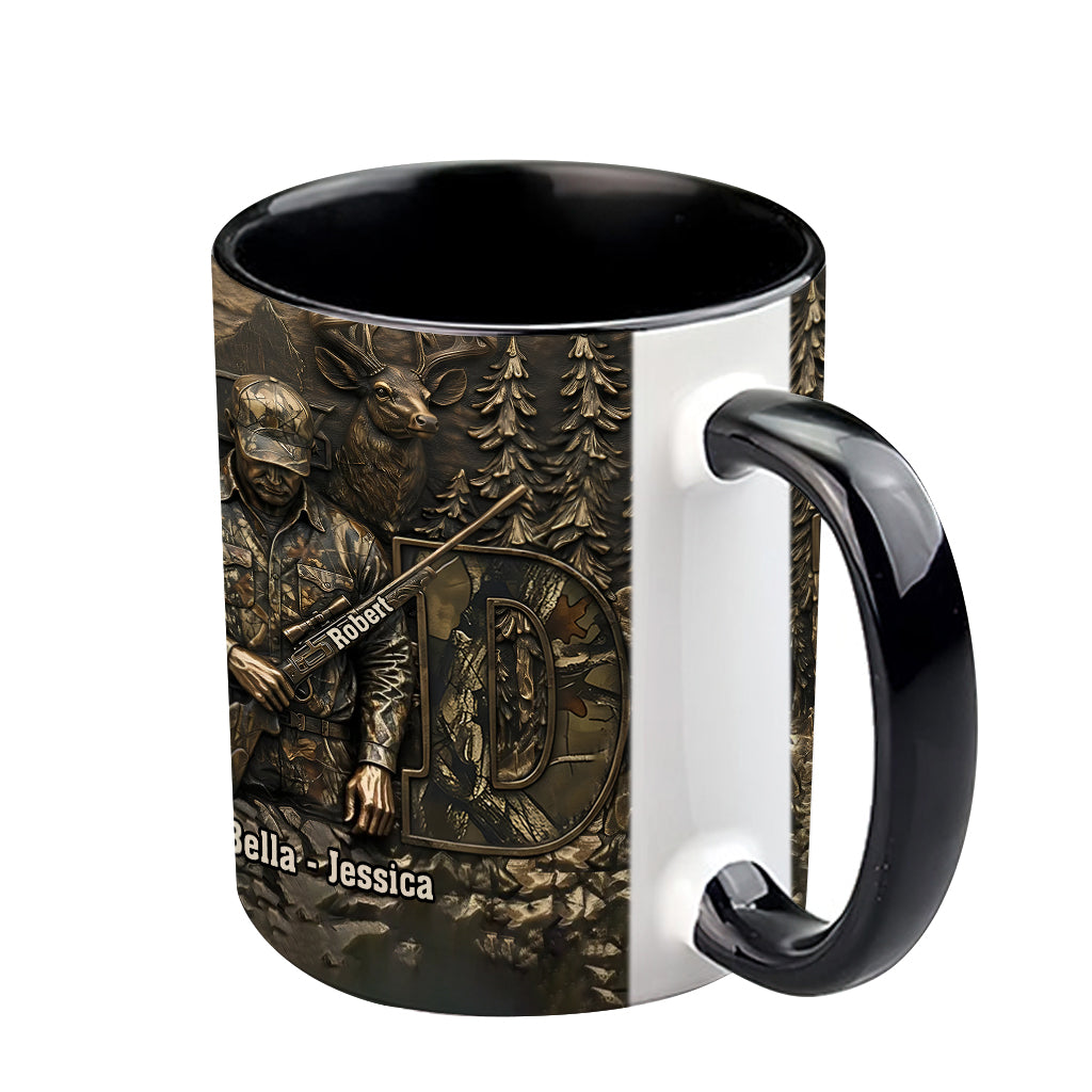 Bester Papa mit Jagdmotiv – Personalisierte Tasse mit Jagdmotiv