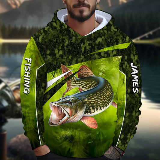 Love Fishing - Personalized Fishing All Over Shirt