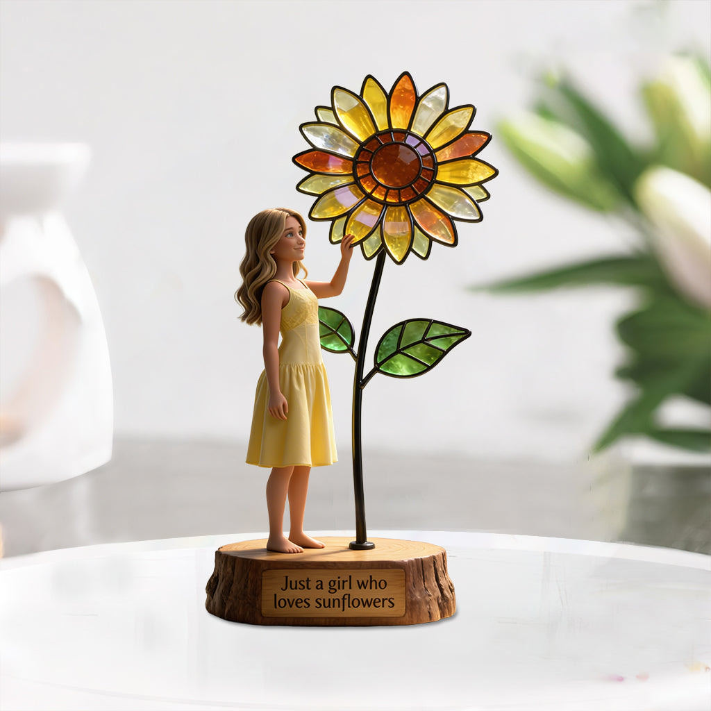 Custom Any Photo - Personalized Flower Lover Custom Shaped Acrylic Plaque