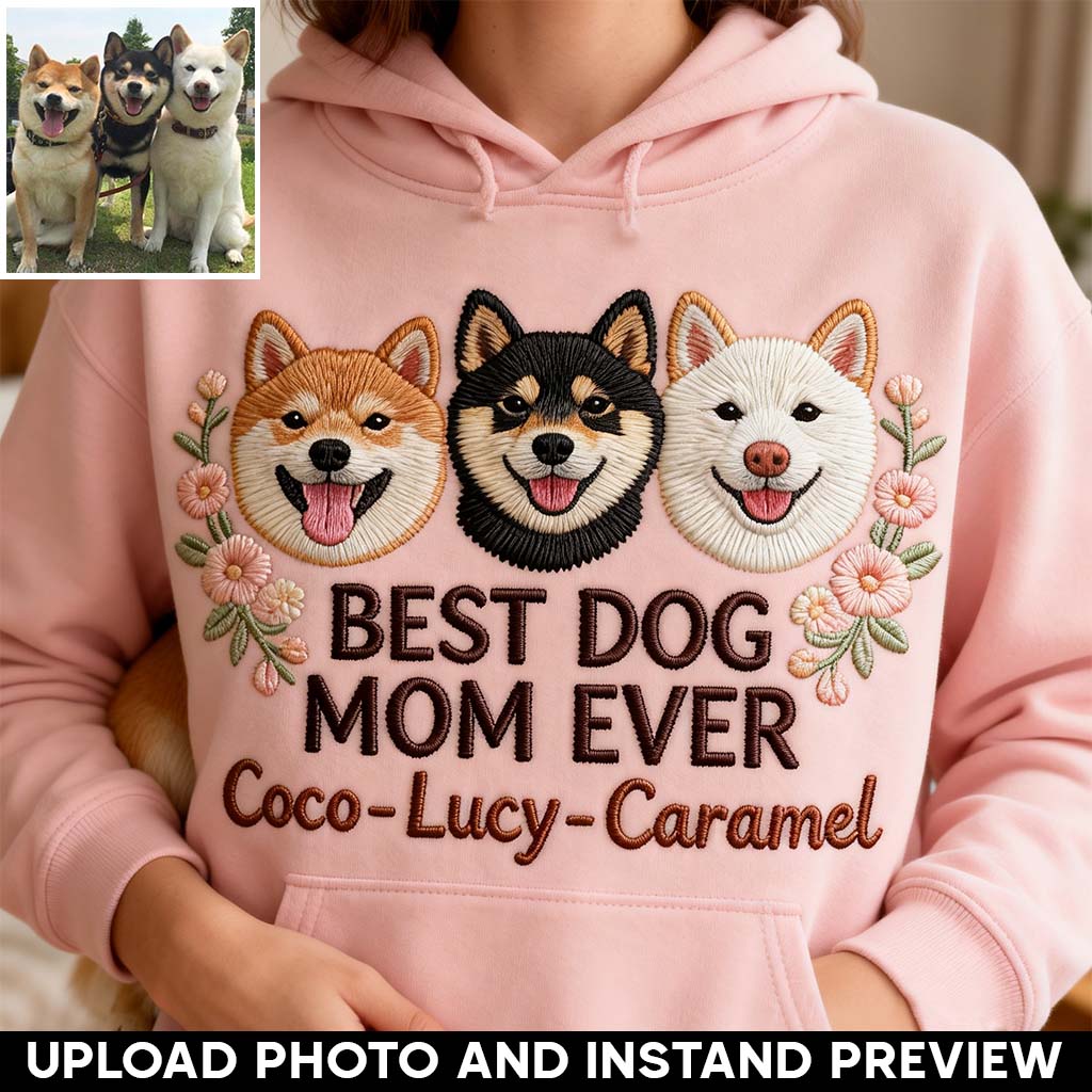DOG MOM - Personalized Dog All Over Shirt