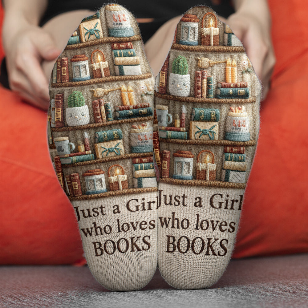 Ich liebe Lesen – personalisierte Buchsocken