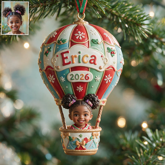 Auf, Auf & Weg - Personalisierte Kinder Premium 3D Ornament