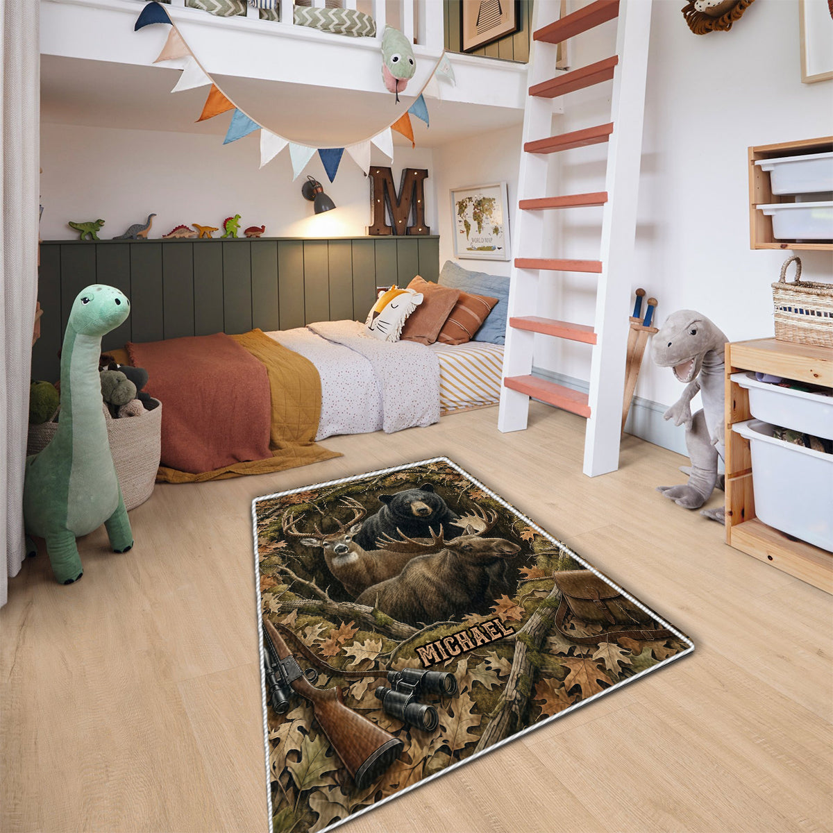 Das perfekte Geschenk für Jagdliebhaber – personalisierter, rutschfester Jagd-Teppich