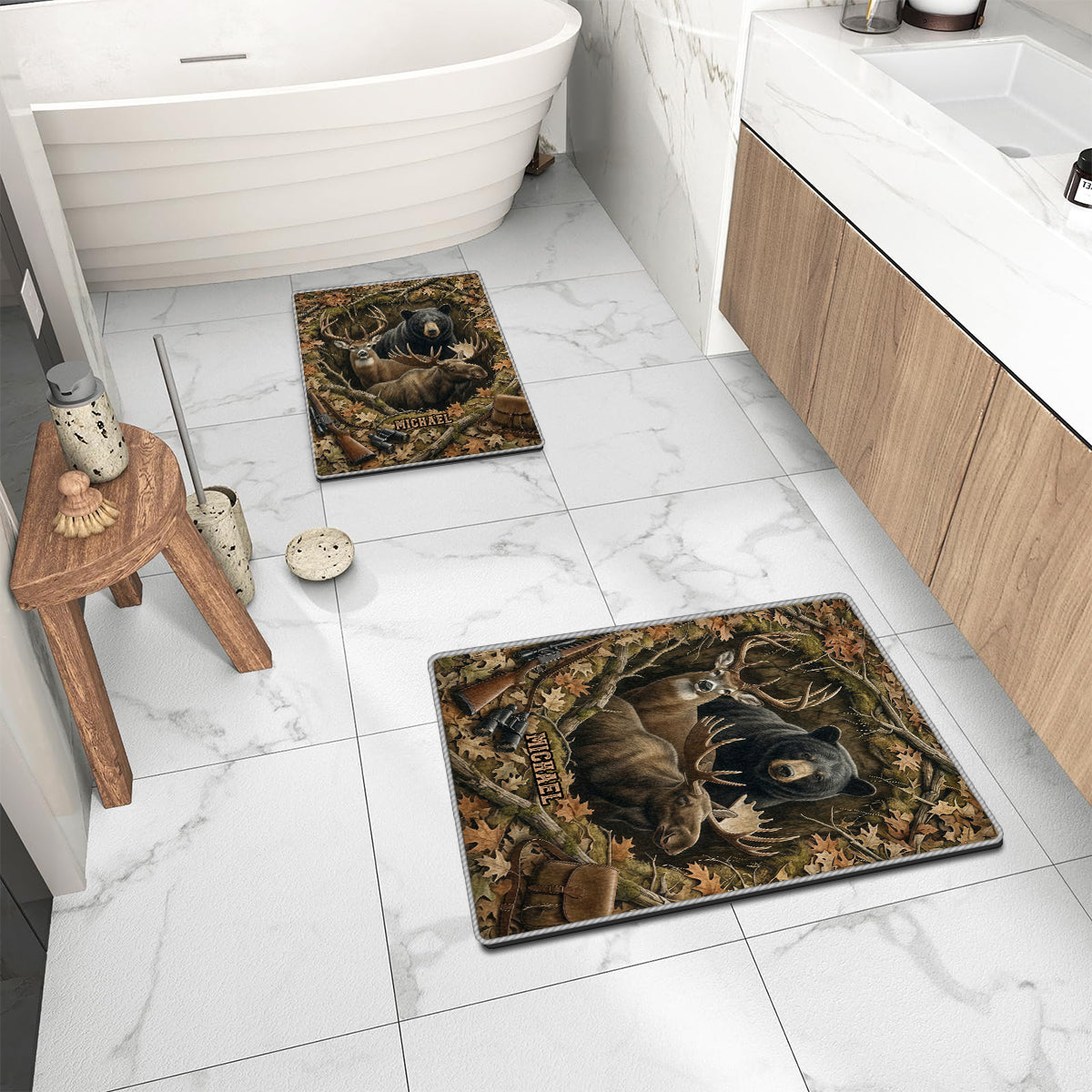 Das perfekte Geschenk für Jagdliebhaber – personalisierter, rutschfester Jagd-Teppich