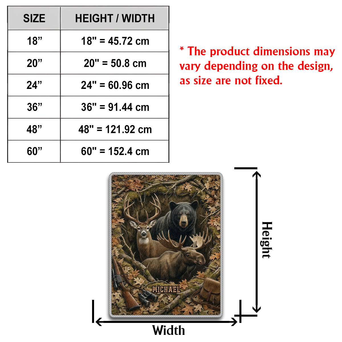 Das perfekte Geschenk für Jagdliebhaber – personalisierter, rutschfester Jagd-Teppich