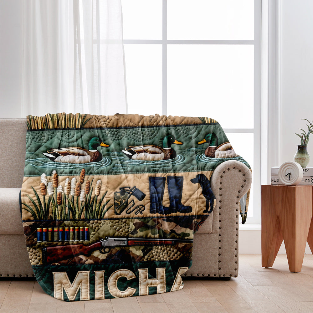 Entenjagdsaison – Personalisierte Jagddecke