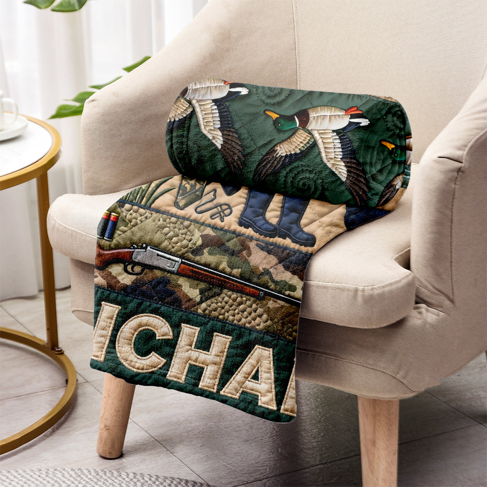 Entenjagdsaison – Personalisierte Jagddecke