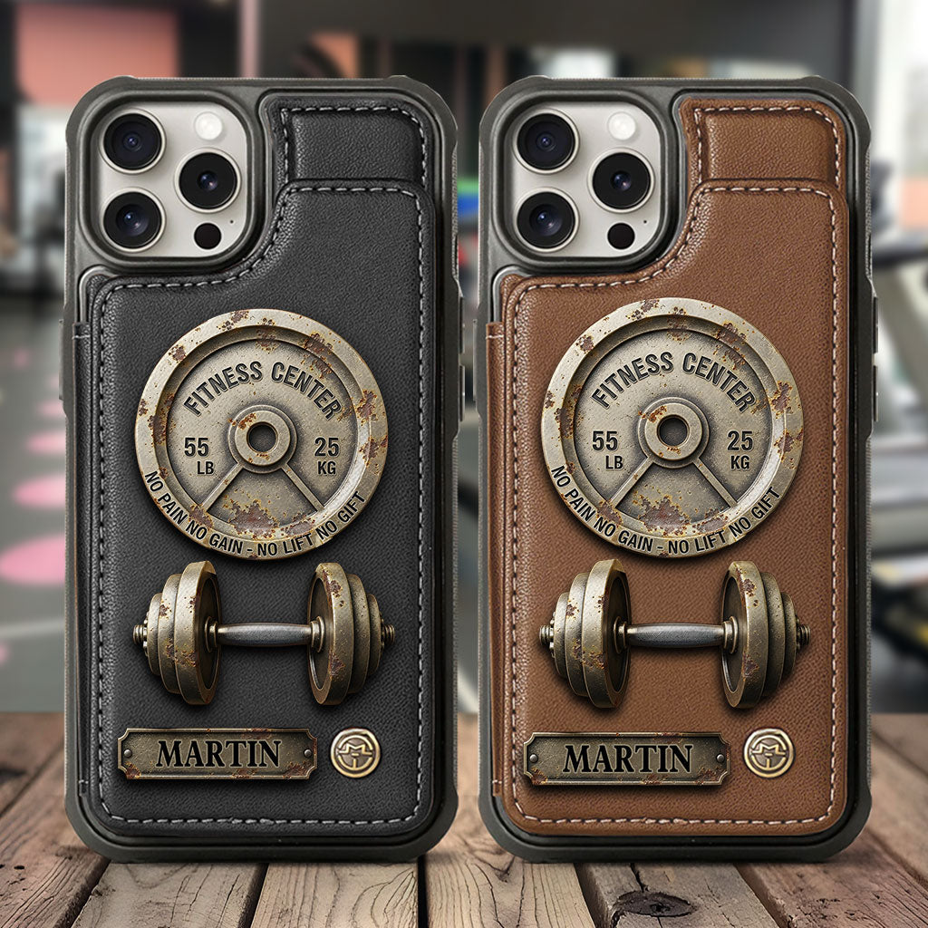 No Pain No Gain - Personalized Fitness Wallet Phone Case