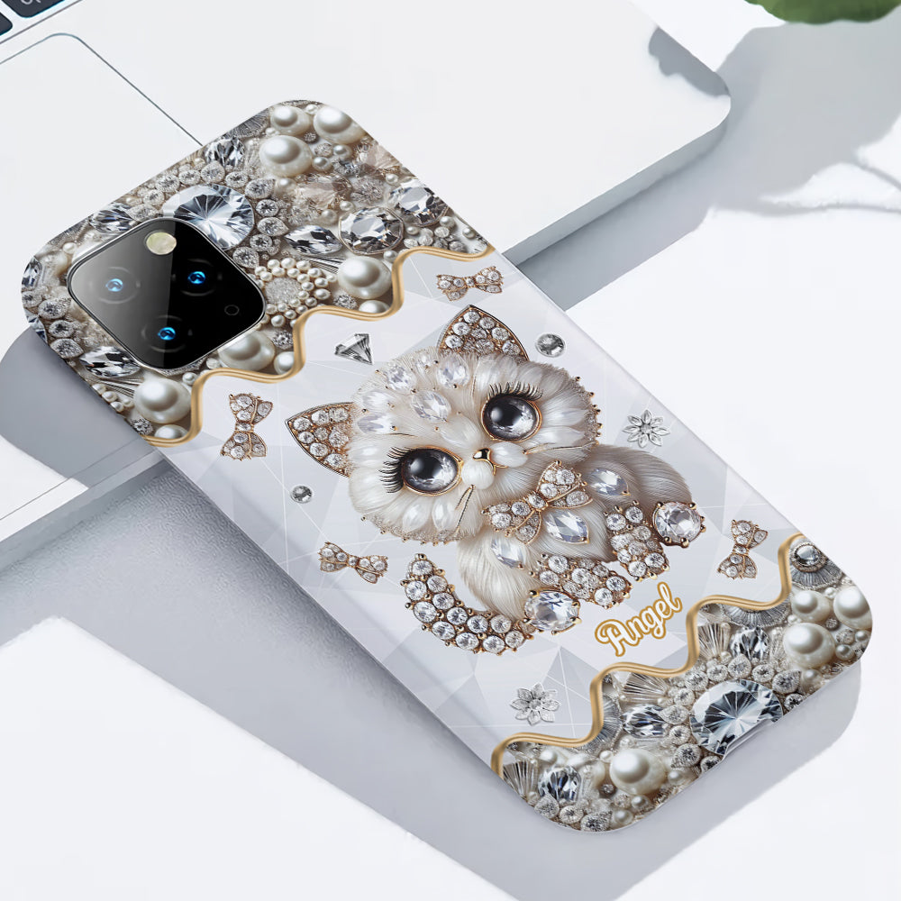 Liebe zur Perserkatze – Personalisierte Handyhülle mit Katzenmotiv