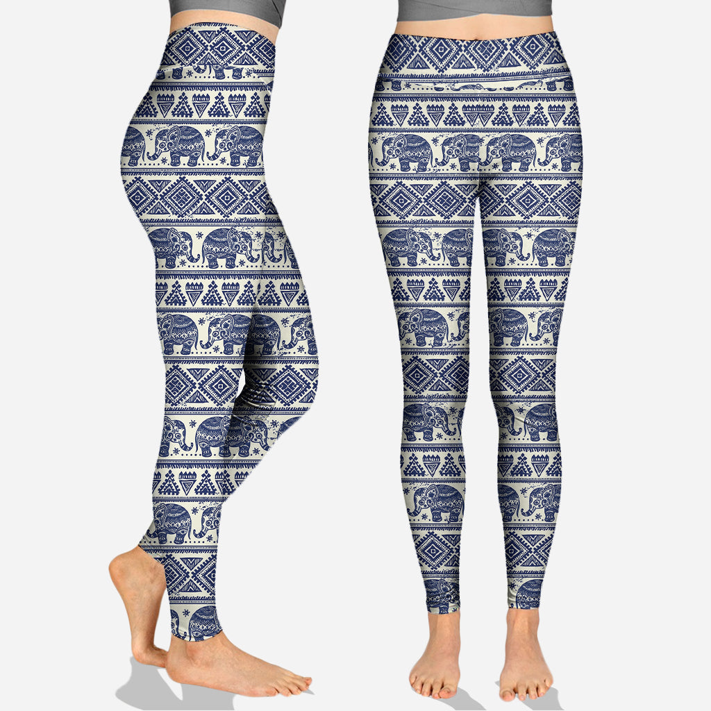 Bohemian Elephant – Personalisierter Elefanten-Hoodie und Leggings