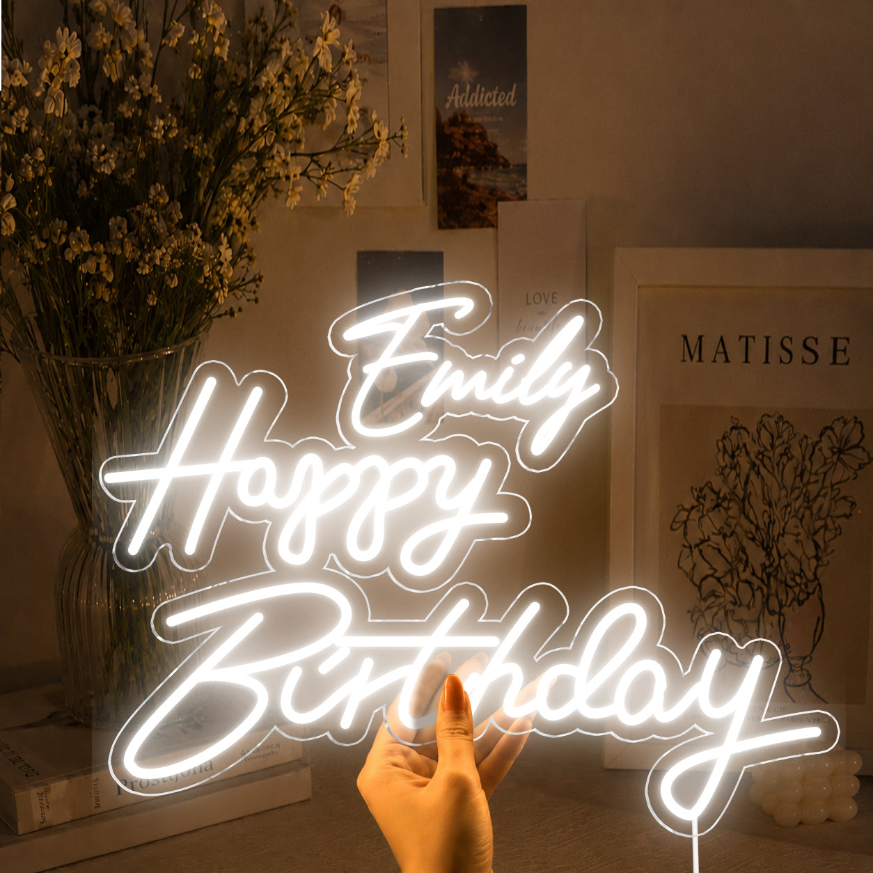 Happy Birthday - Personalized Birthday Neon LED Light Sign