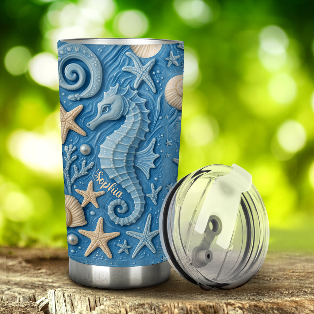 Personalisierter Trinkbecher für Meeresliebhaber