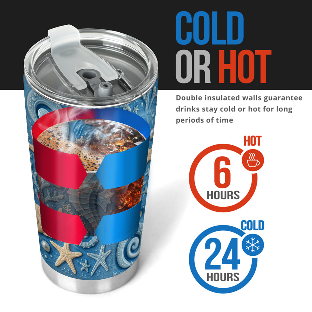 Personalisierter Trinkbecher für Meeresliebhaber