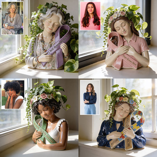 Medizinische Aufklärung – Personalisierter Acryltopf zur Aufklärung über Autismus