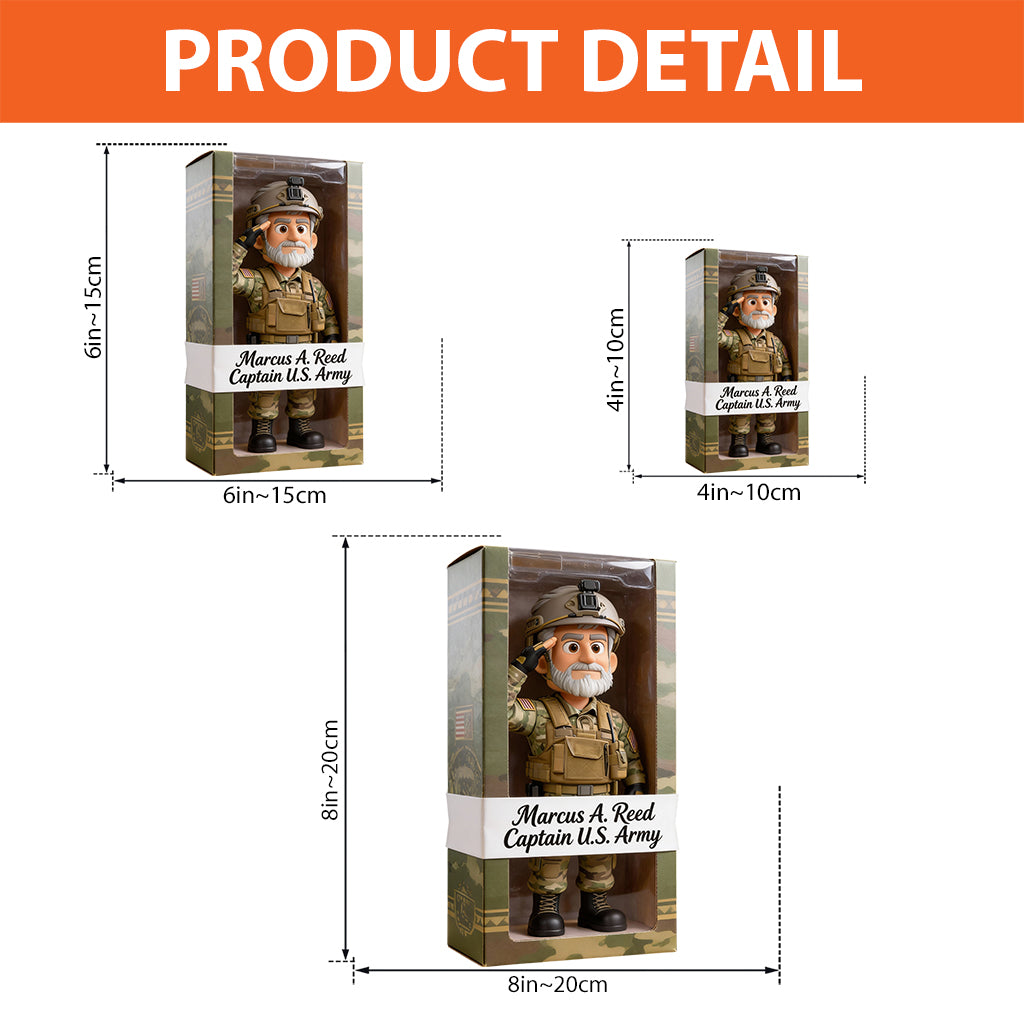 Veteran Gift - Personalized Veteran Custom Shaped Acrylic Plaque