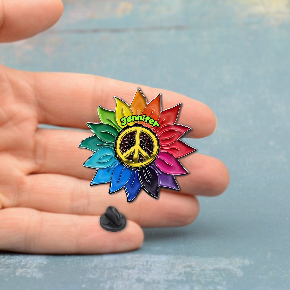 Hippie Soul - Personalized Hippie Pin