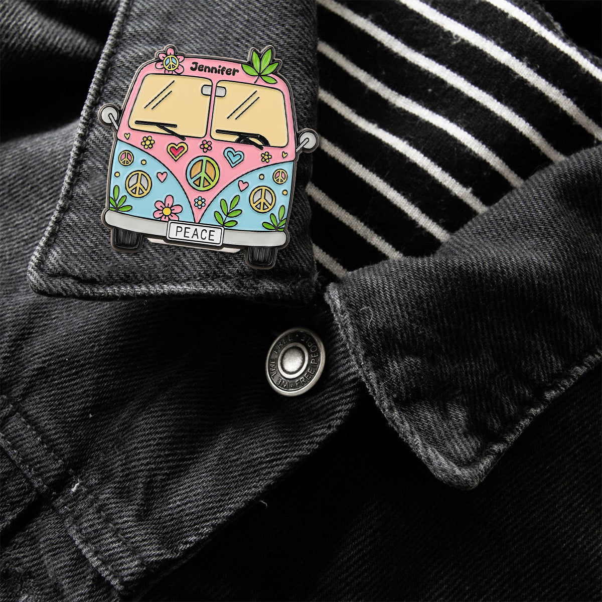 Hippie Soul - Personalized Hippie Pin