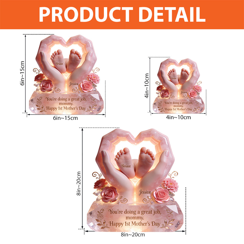 You're Doing A Great Job - Personalized Mother Custom Shaped Acrylic Plaque