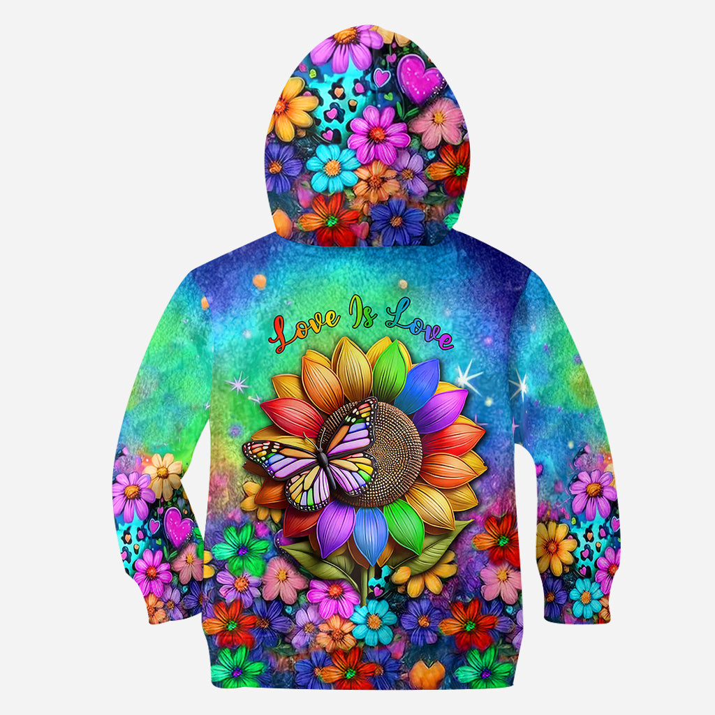 Love Is Love - Personalized LGBT Support All Over Shirt