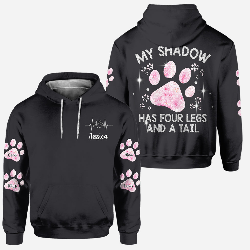 Mein Schatten hat vier Beine – Personalisierter Hunde-Hoodie und Leggings