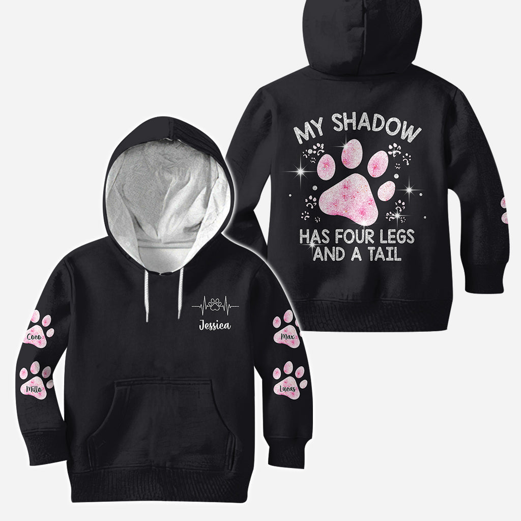 Mein Schatten hat vier Beine – Personalisierter Hunde-Hoodie und Leggings