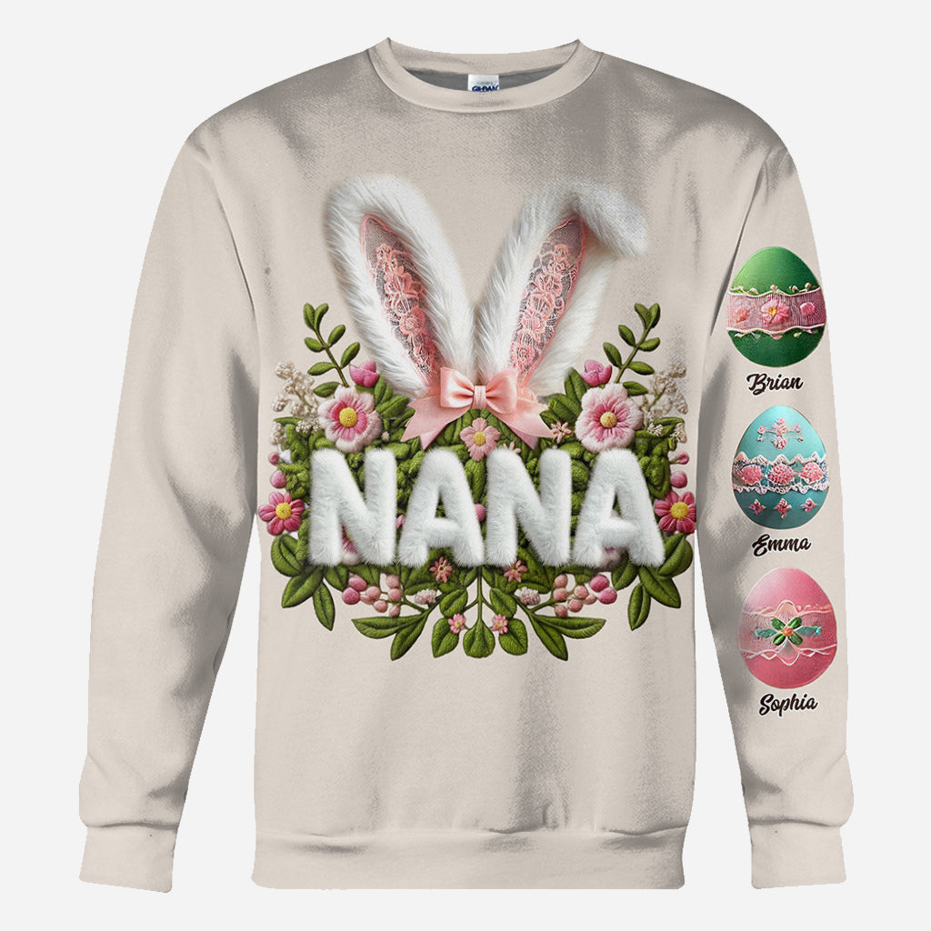Easter Bunny - Personalized Grandma All Over Shirt