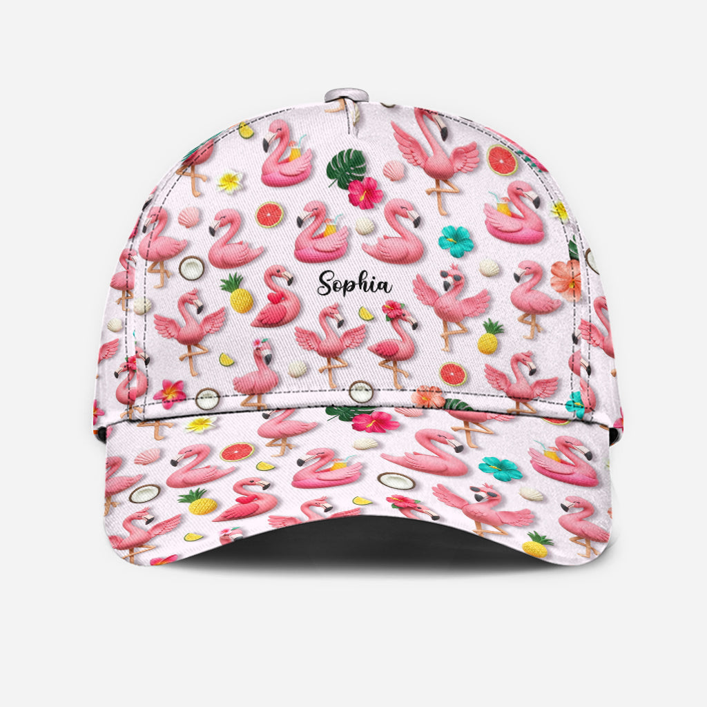 Love Flamingos - Personalized Flamingo Classic Cap