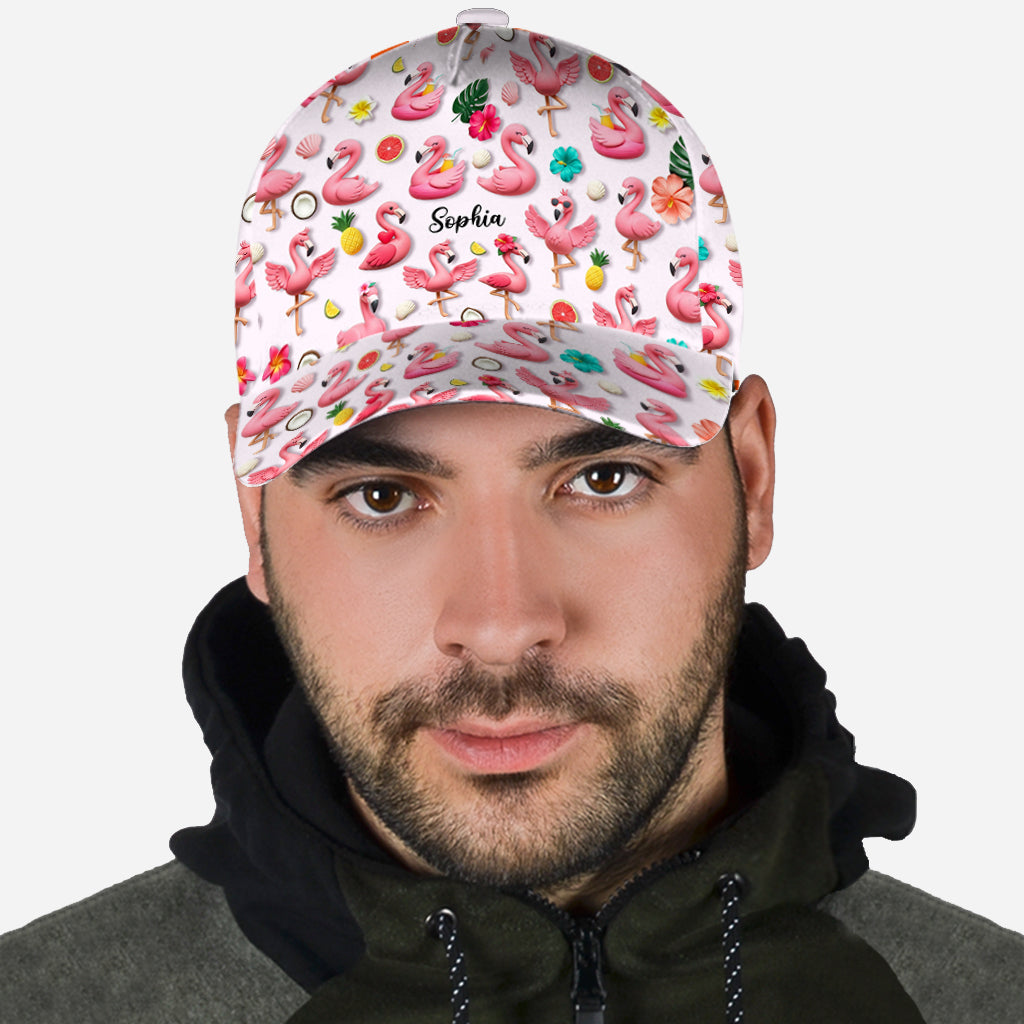 Love Flamingos - Personalized Flamingo Classic Cap