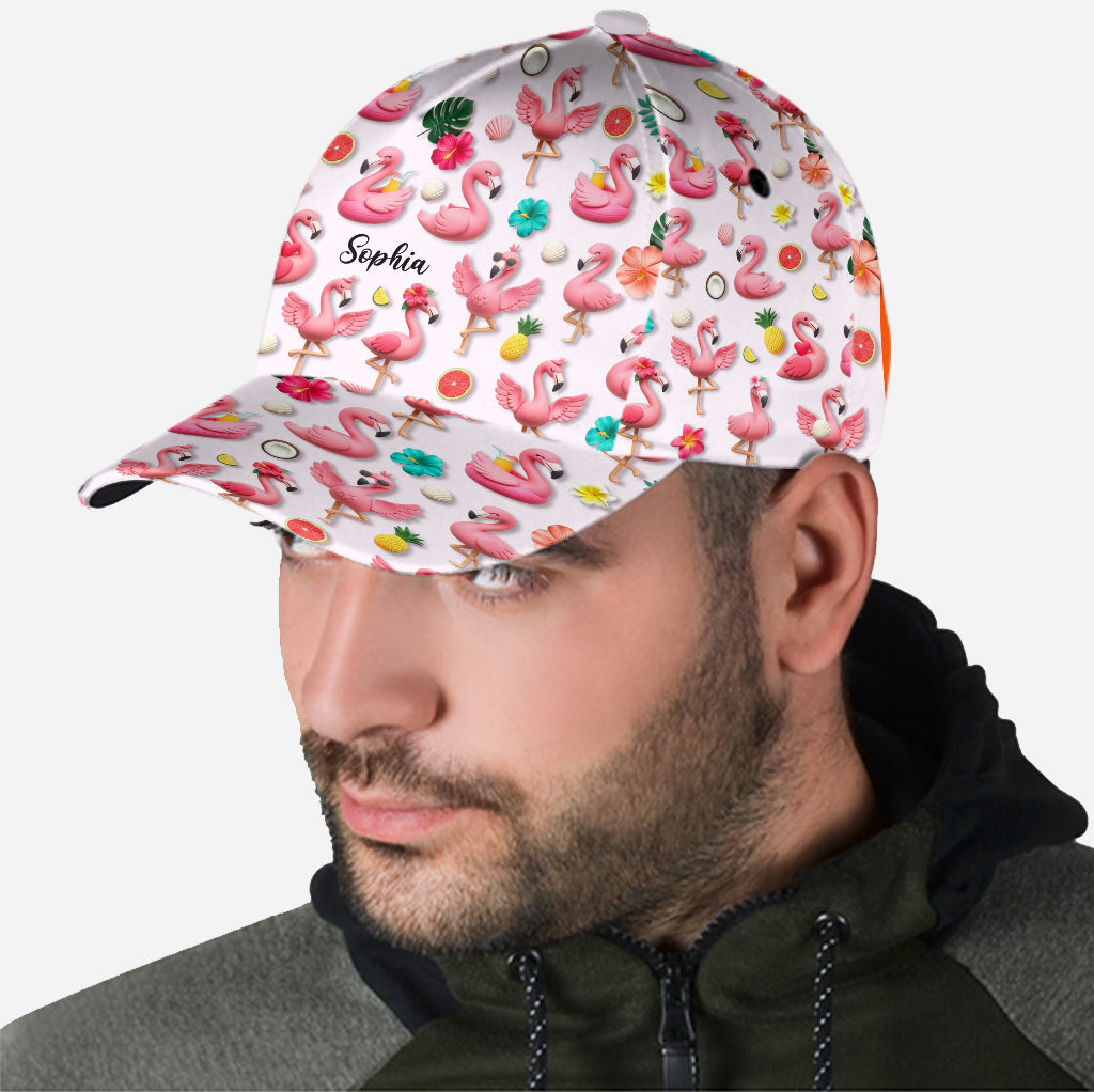 Love Flamingos - Personalized Flamingo Classic Cap