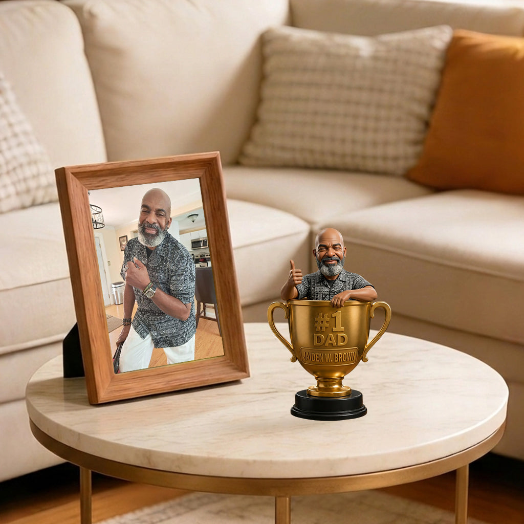 Personalisierte 3D-Figur für den besten Papa/Vater/Onkel