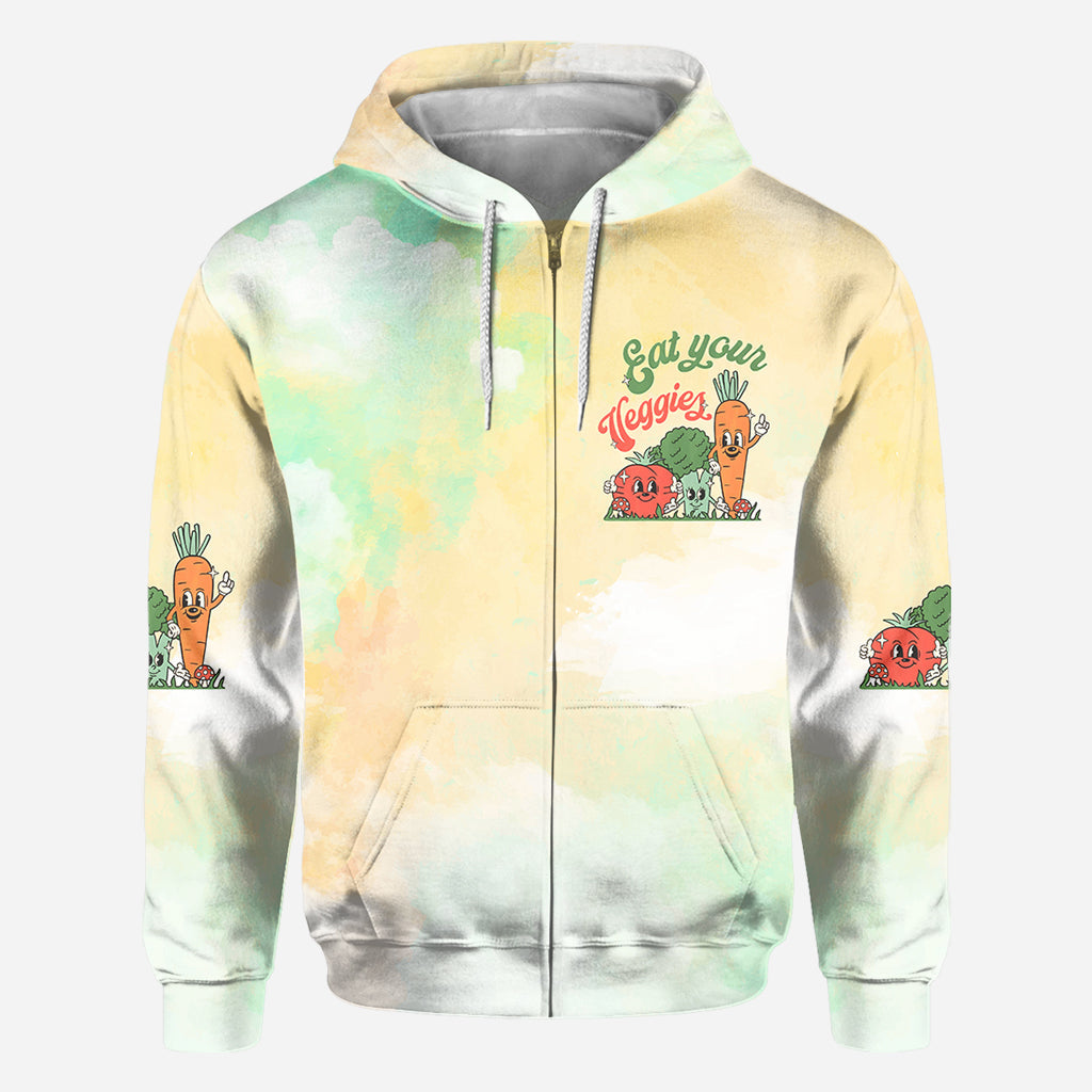 Iss dein Gemüse – Personalisiertes Veganismus-T-Shirt