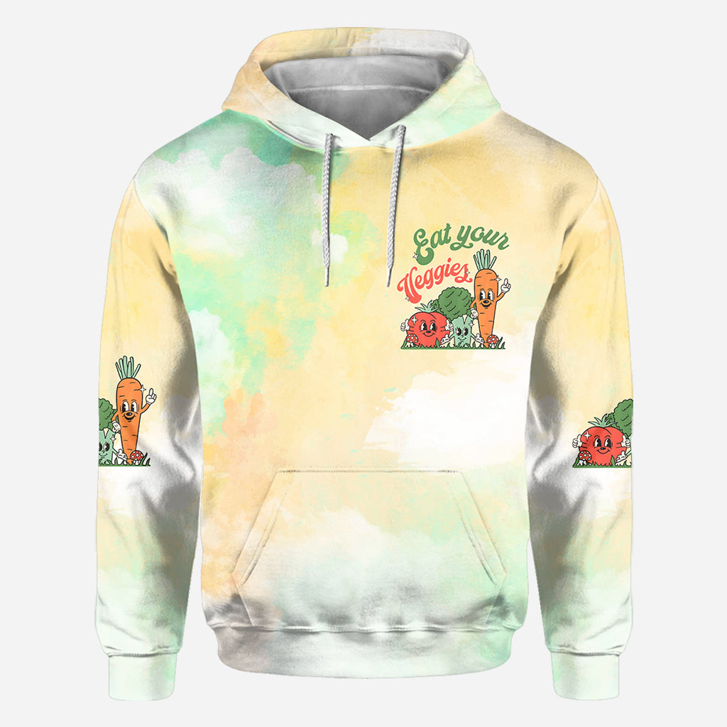 Iss dein Gemüse – Personalisiertes Veganismus-T-Shirt
